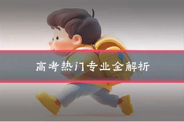 高考热门专业全解析