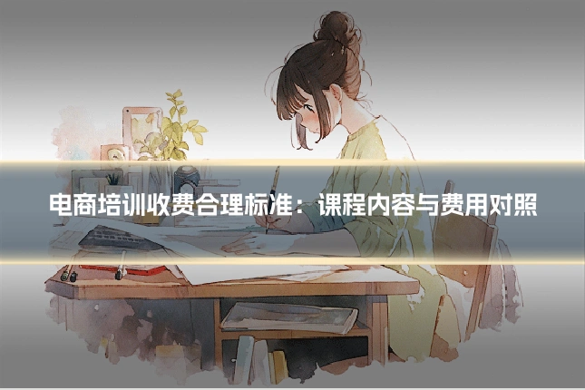 电商培训收费合理标准：课程内容与费用对照