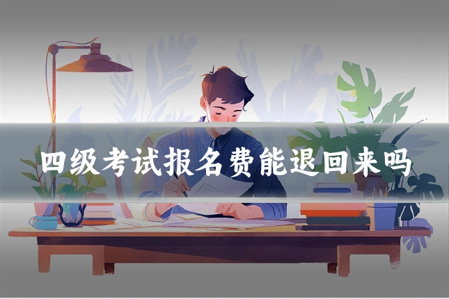 四级考试报名费能退回来吗