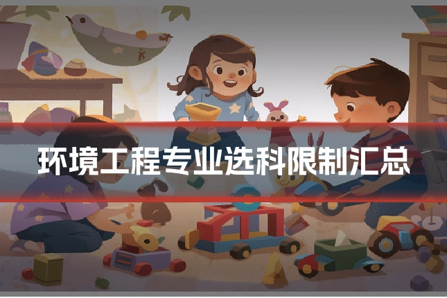 环境工程专业选科限制汇总