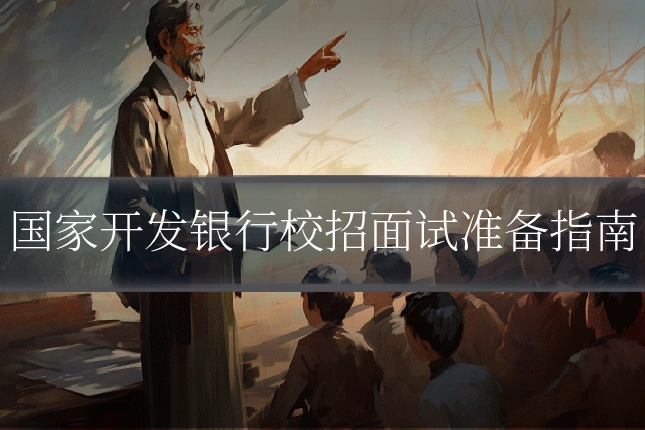 国家开发银行校招面试准备指南