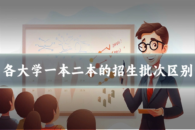 各大学一本二本的招生批次区别
