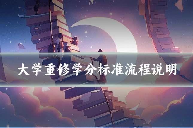 大学重修学分标准流程说明