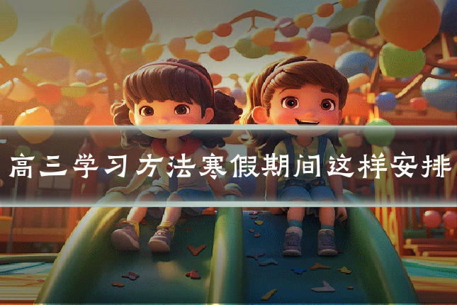 高三学习方法寒假期间这样安排