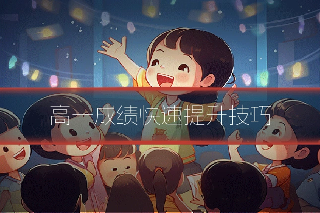 高一成绩快速提升技巧
