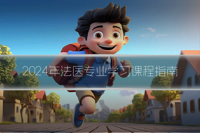 2024年法医专业学习课程指南