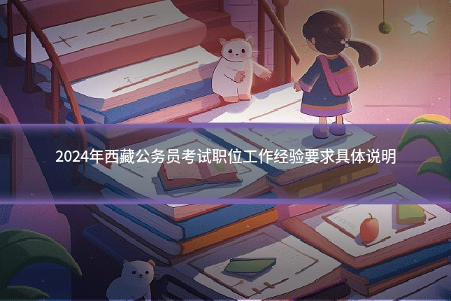 2024年西藏公务员考试职位工作经验要求具体说明
