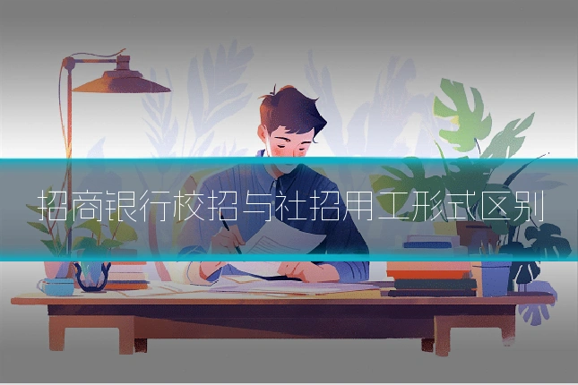 招商银行校招与社招用工形式区别