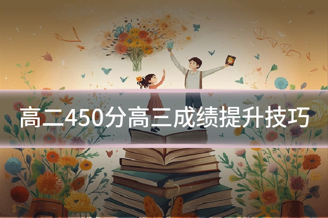 高二450分高三成绩提升技巧