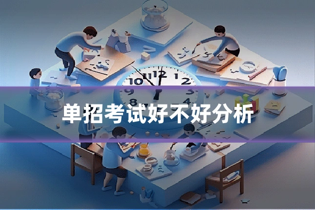 单招考试好不好分析