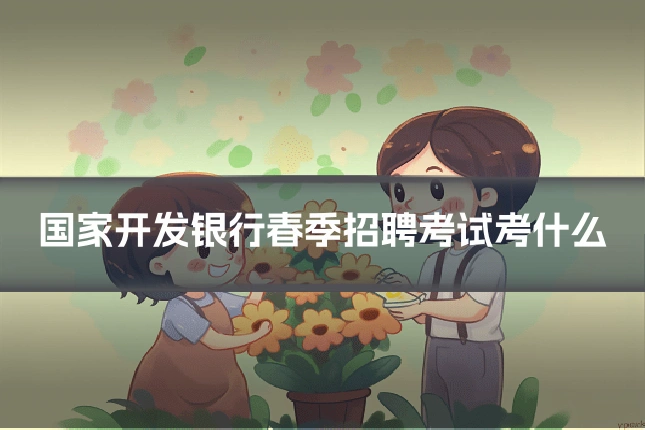 国家开发银行春季招聘考试考什么