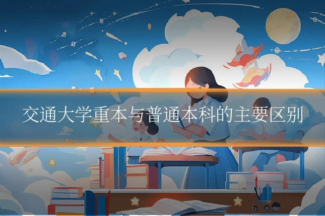 交通大学重本与普通本科的主要区别
