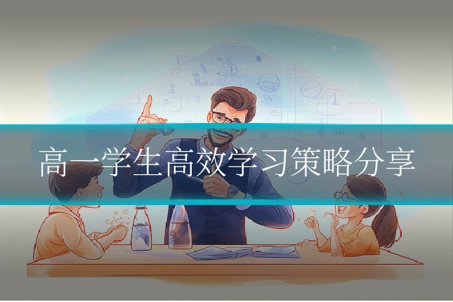 高一学生高效学习策略分享