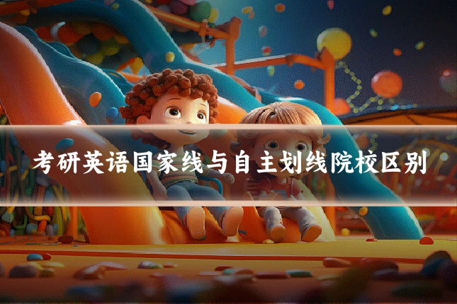 考研英语国家线与自主划线院校区别