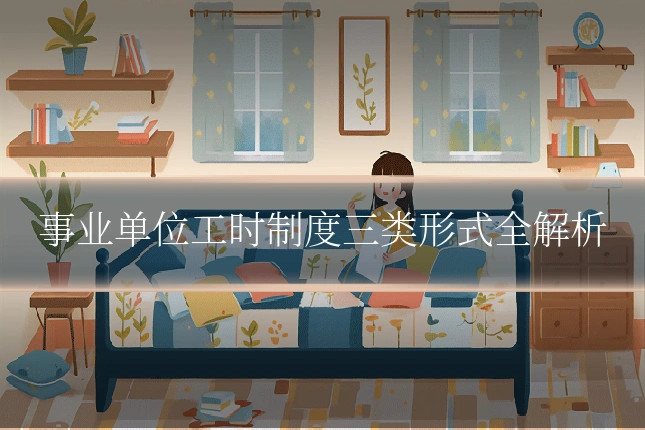事业单位工时制度三类形式全解析