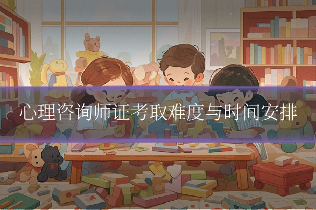 心理咨询师证考取难度与时间安排