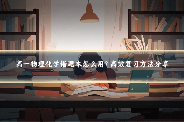 高一物理化学错题本怎么用？高效复习方法分享