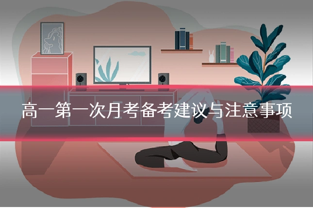 高一第一次月考备考建议与注意事项