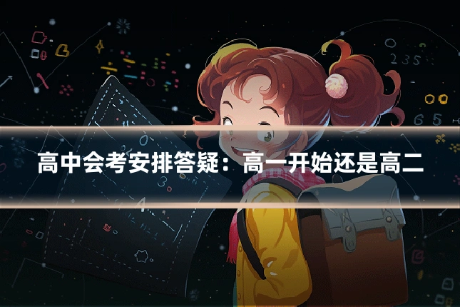 高中会考安排答疑：高一开始还是高二