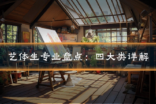 艺体生专业盘点：四大类详解