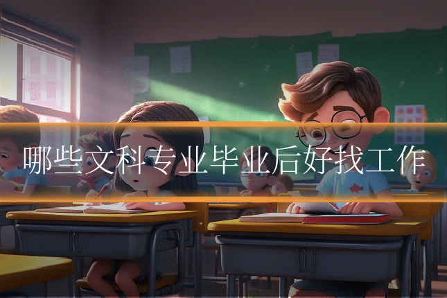 哪些文科专业毕业后好找工作