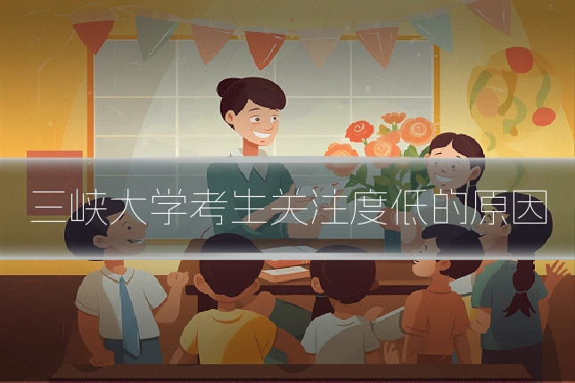 三峡大学考生关注度低的原因
