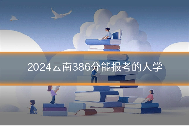 2024云南386分能报考的大学