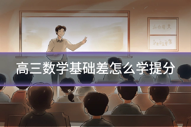 高三数学基础差怎么学提分