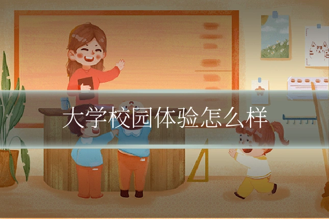 大学校园体验怎么样