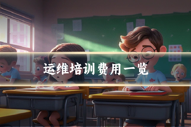 运维培训费用一览