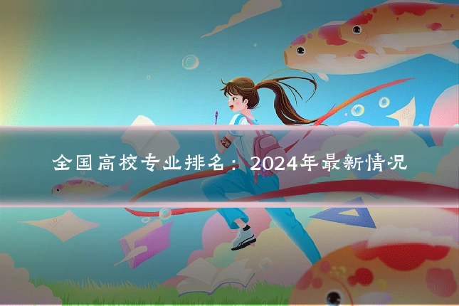 全国高校专业排名：2024年最新情况