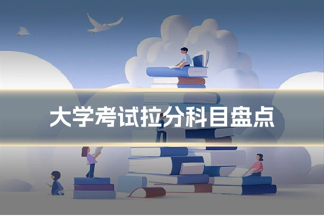 大学考试拉分科目盘点
