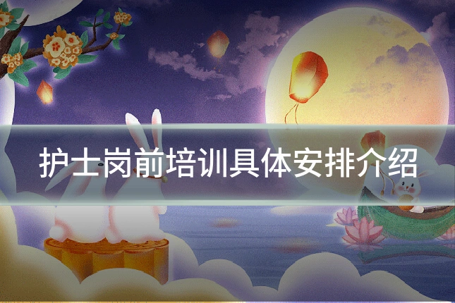 护士岗前培训具体安排介绍