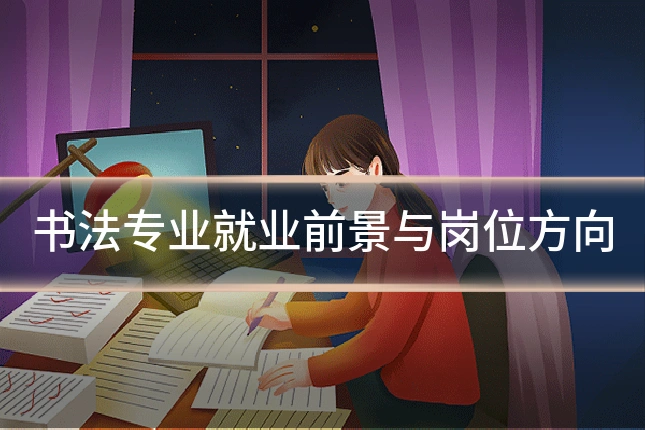 书法专业就业前景与岗位方向