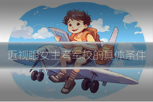 近视眼女生考军校的具体条件