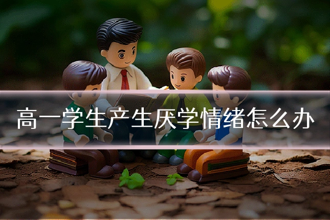 高一学生产生厌学情绪怎么办
