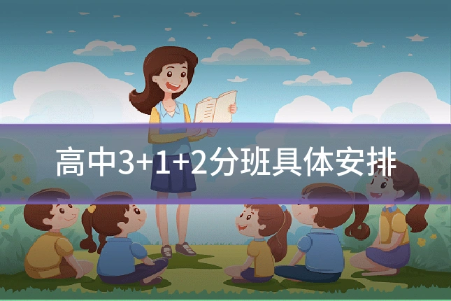 高中3+1+2分班具体安排