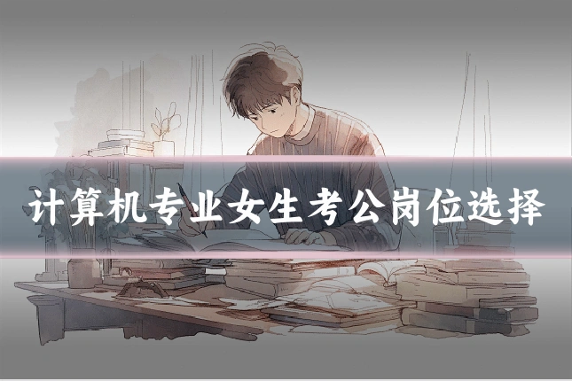 计算机专业女生考公岗位选择