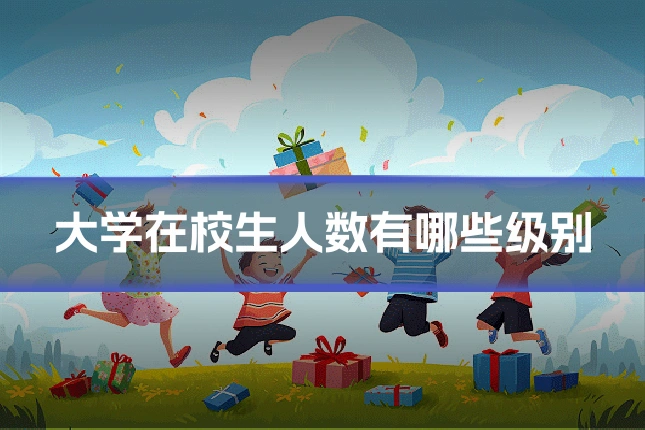 大学在校生人数有哪些级别