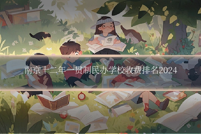 南京十二年一贯制民办学校收费排名2024
