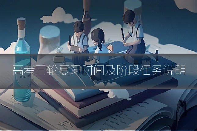 高考三轮复习时间及阶段任务说明