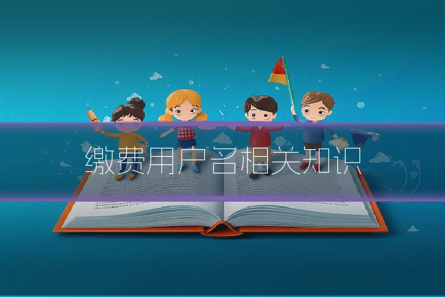 缴费用户名相关知识