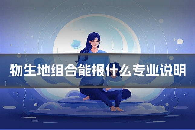 物生地组合能报什么专业说明