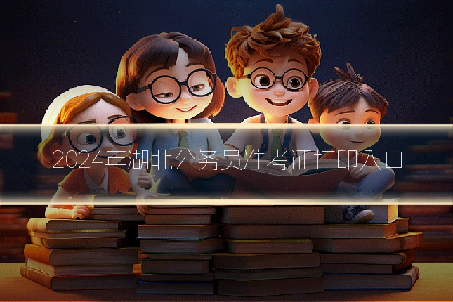 2024年湖北公务员准考证打印入口