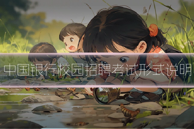 中国银行校园招聘考试形式说明