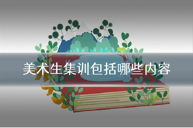 美术生集训包括哪些内容