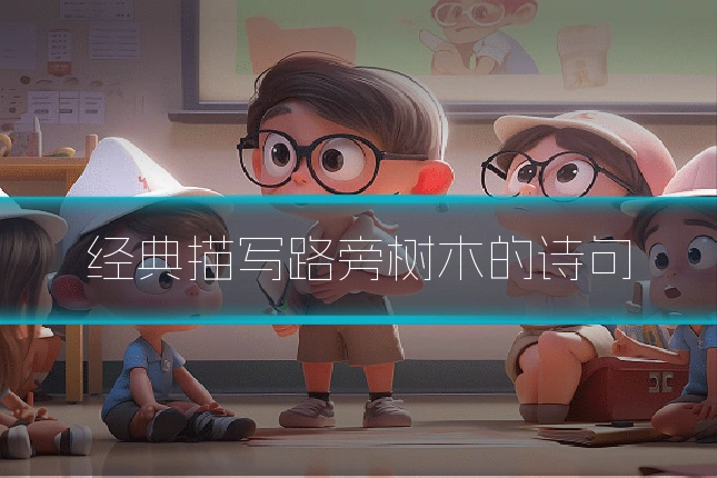 经典描写路旁树木的诗句