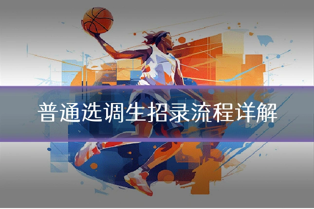普通选调生招录流程详解