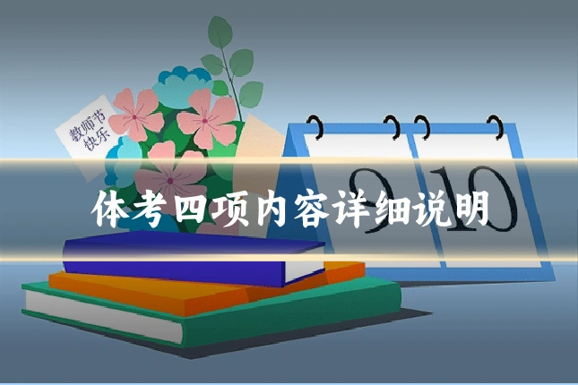 体考四项内容详细说明