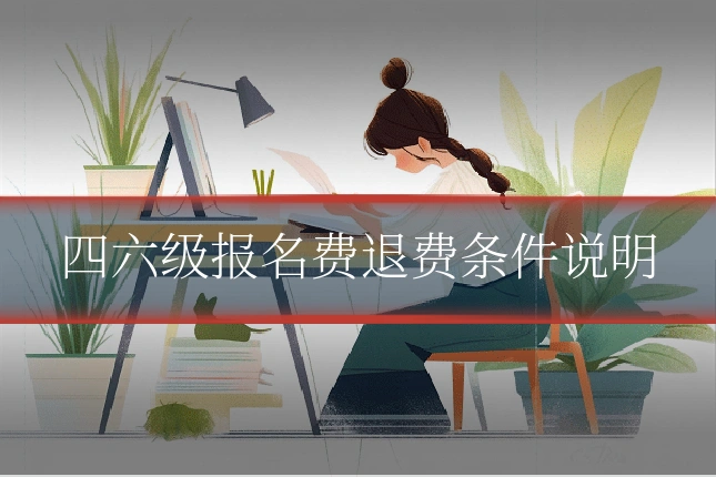 四六级报名费退费条件说明